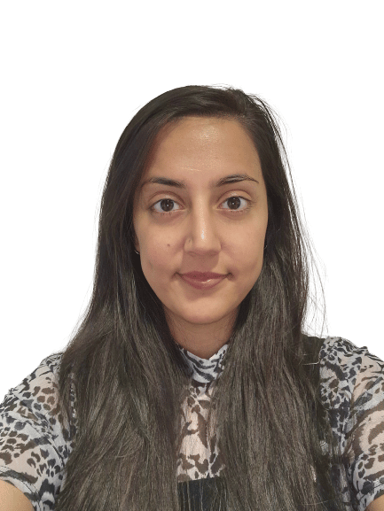 Profile photo of Sidrah, a south-asian woman with black straight hair, who is smiling at the camera.